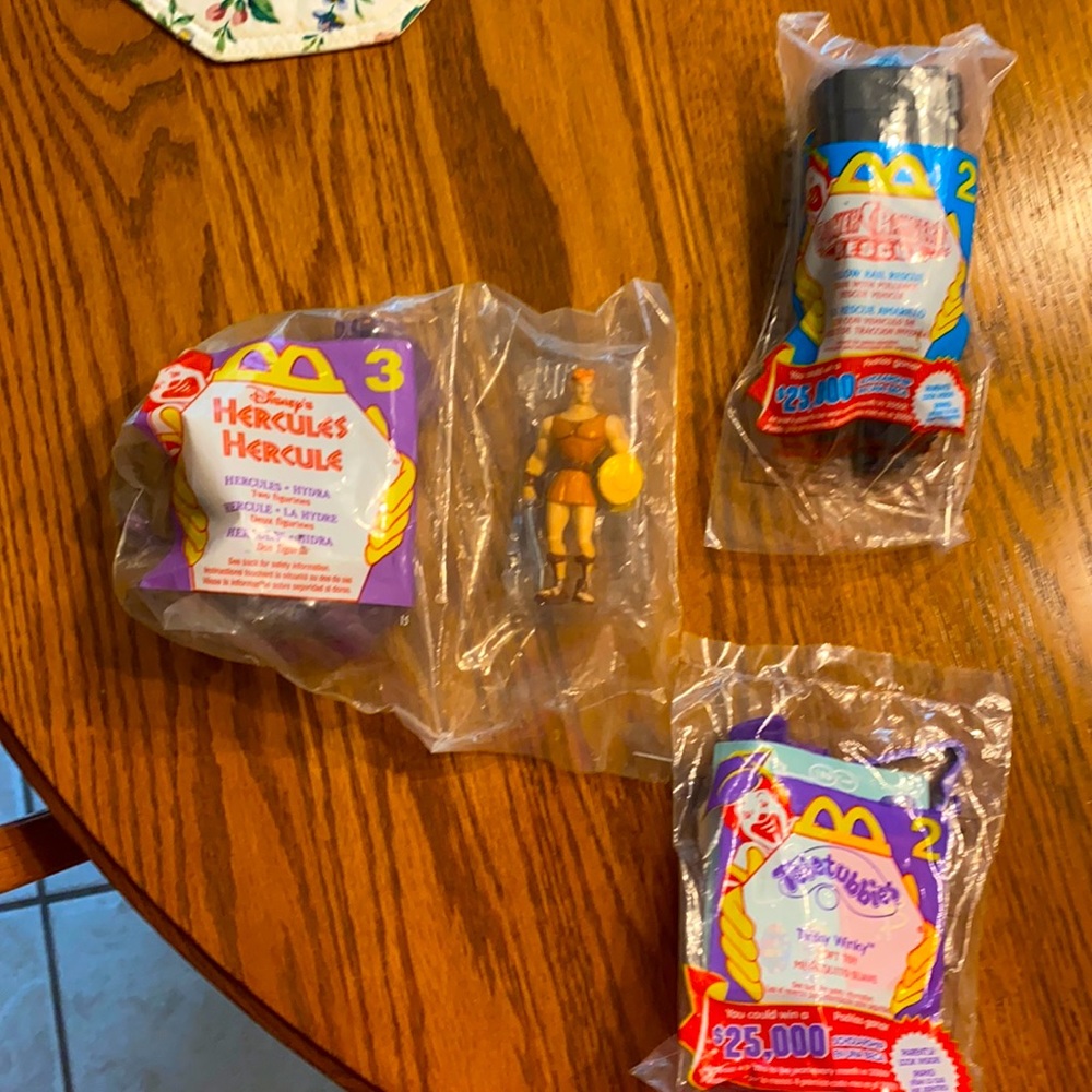 3 vintage McDonald’s kids meal toys